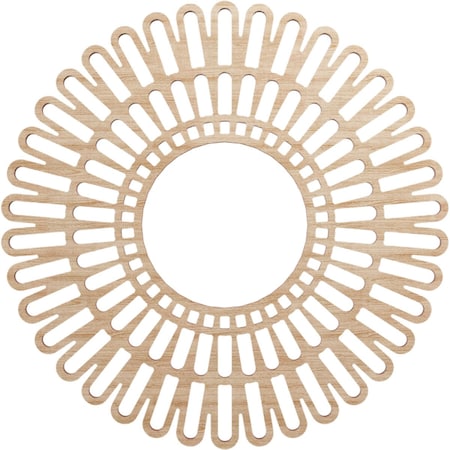 Ekena Millwork Cornelius Wood Fretwork Pierced Ceiling Medallion, Alder, 16"OD x 6"ID x 3/8"T CMWP16X0375CRAL